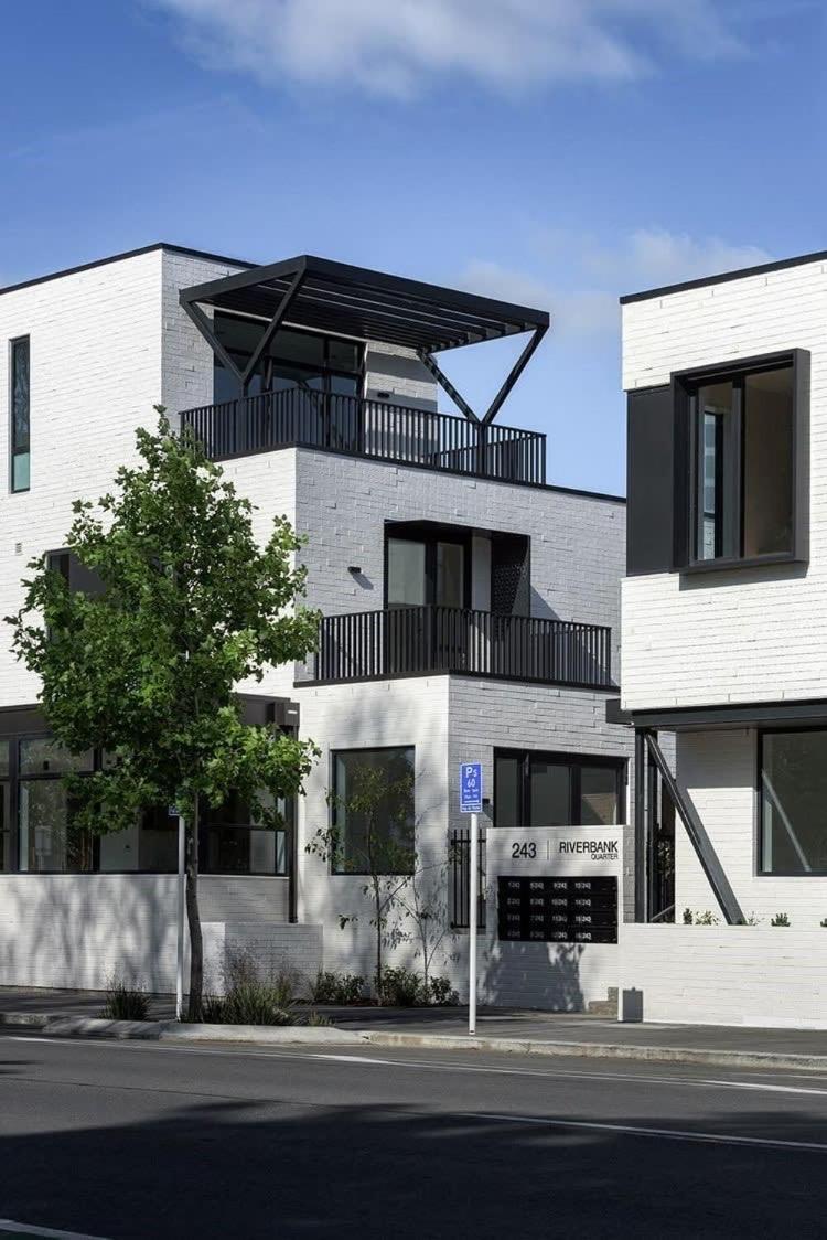 クライストチャーチ Chic And Contemporary Living At Cambridge Terraceヴィラ エクステリア 写真