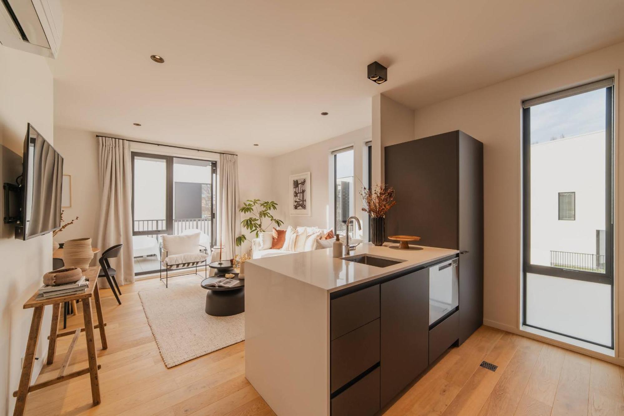 クライストチャーチ Chic And Contemporary Living At Cambridge Terraceヴィラ エクステリア 写真