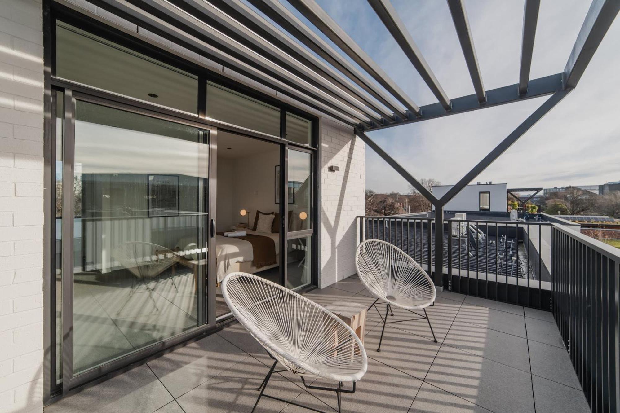 クライストチャーチ Chic And Contemporary Living At Cambridge Terraceヴィラ エクステリア 写真